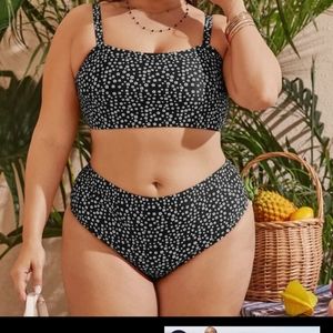 BEAUTIFUL- black and white floral 2 piece set